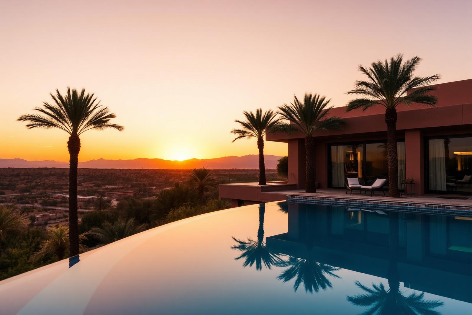 Private Marrakech villa with infinity pool